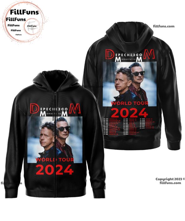 Depeche Mode Memento Mori World Tour 2024 3D T-Shirt