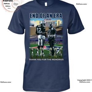 End Of An Era Tom Brady And Bill Belichick Thank You For The Memories Unisex T-Shirt