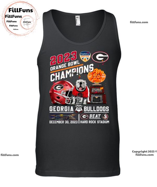 Georgia Bulldogs Beat Florida State Seminoles December 30, 2023 Hard Rock Stadium 2023 Unisex T-Shirt