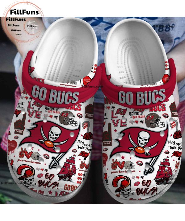 Go Bucs Raise The Red Flags Tampa Bay Buccaneers Crocs