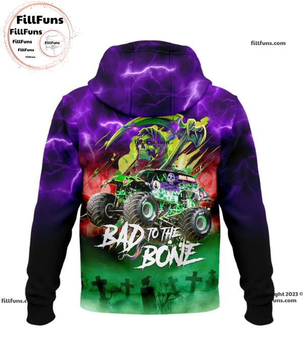 Grave Digger Monster Jam Truck Bad To The Bone All Over Print T-Shirt