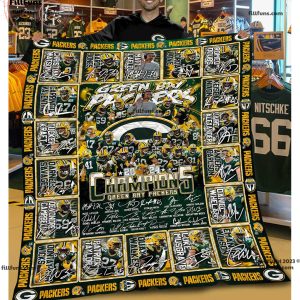 Green Bay Packers 2024 Champions Fleece Blanket