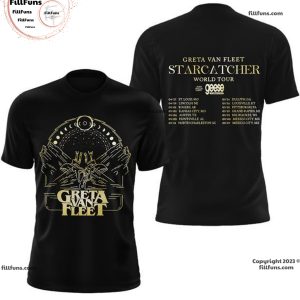 Greta Van Fleet Starcatcher World Tour 3D T-Shirt