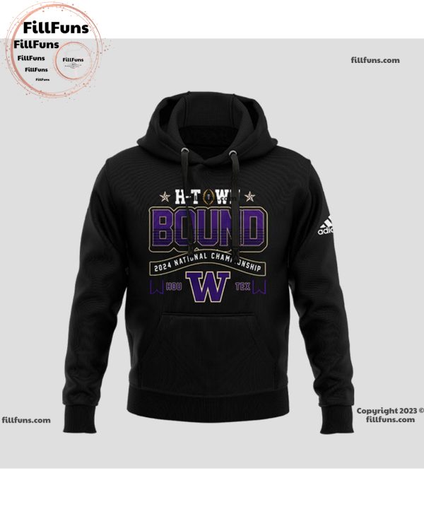 H-T WN Bound 2024 National Championship Washington Huskies Tshirt