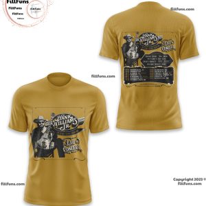 Hank Williams Jr 45 Years Of Family Tradition Live In Concert 3D T-Shirt