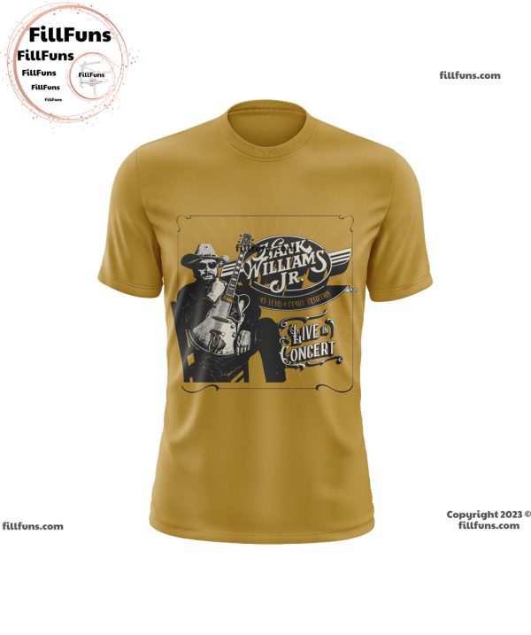 Hank Williams Jr 45 Years Of Family Tradition Live In Concert 3D T-Shirt