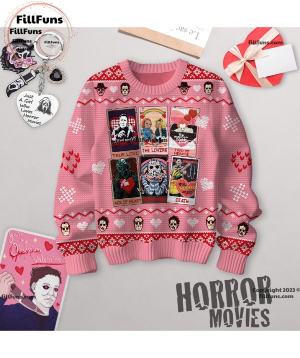 Horror Movies Special Valentine Design Sweater