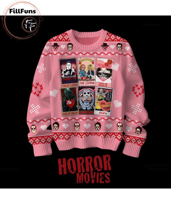 Horror Movies Special Valentine Design Sweater