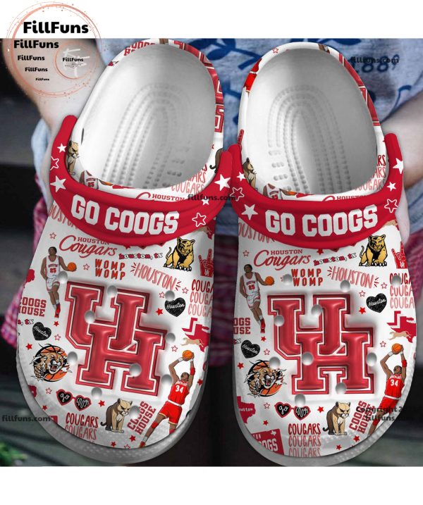 Houston Cougars Womp Go Coogs Crocs