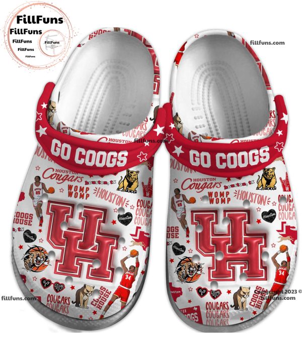 Houston Cougars Womp Go Coogs Crocs