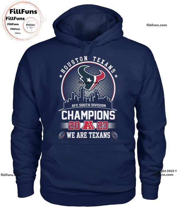 Houston Texans AFC South Division Champions 2023 We Are Texans Unisex T-Shirt