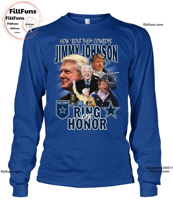 How ‘Bout Them Cowboys Jimmy Johnson Ring Of Honor Unisex T-Shirt