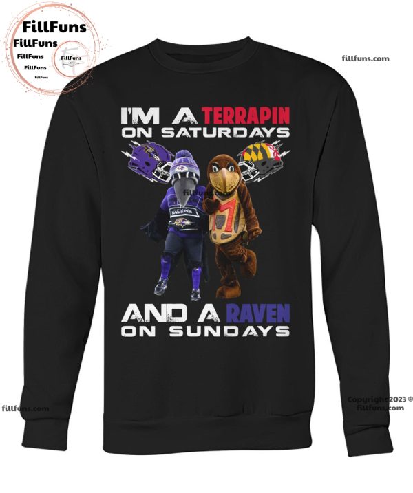I Am Terrapin On Saturdays And A Ravens On Sundays Unisex T-Shirt