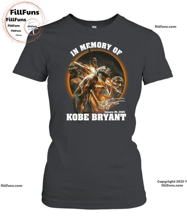 In Memory Of January 26, 2020 Kobe Bryant Unisex T-Shirt