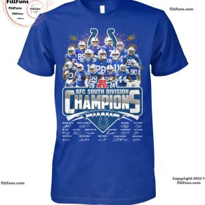 Indianapolis Colts 2024 AFC South Division Champions Unisex T-Shirt