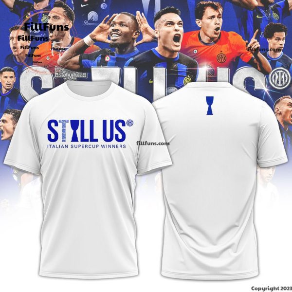 Inter Milan Still Us Italian Supercup Winners 3D T-Shirt