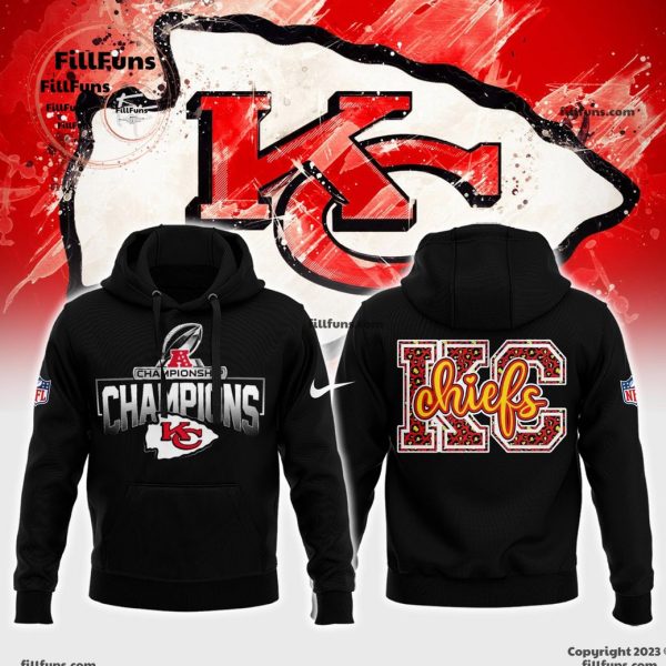 Kansas City Chiefs 2023 AFC Conference Champions Hoodie, Jogger, Cap