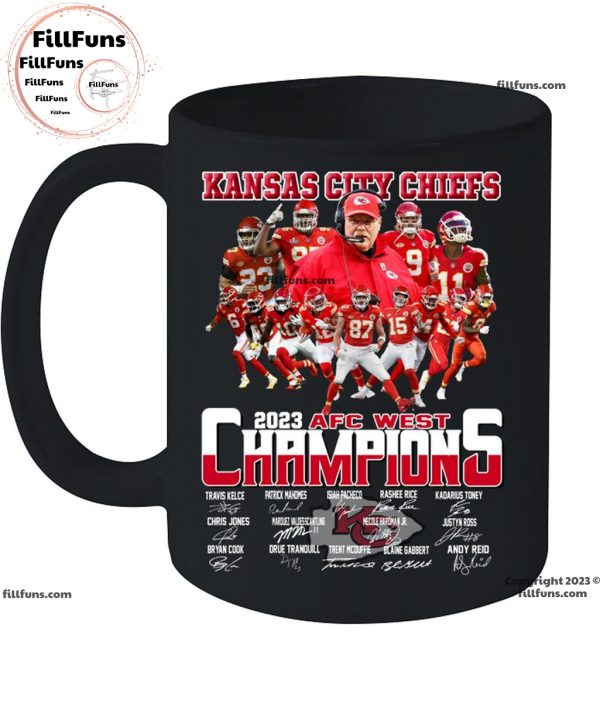 Kansas City Chiefs 2023 AFC West Champions Unisex T-Shirt