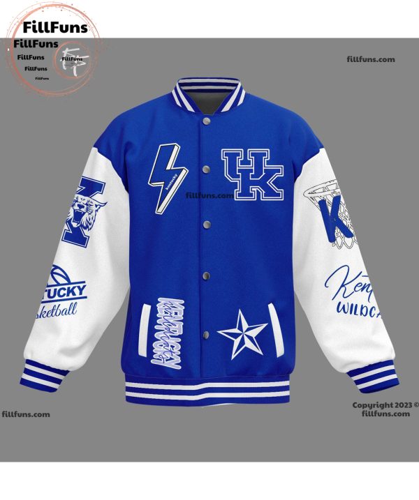 Kentucky Wildcats Go Big Blue Baseball Jacket