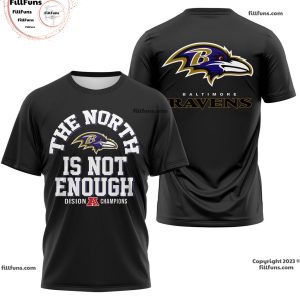 Lamar Jackson The North Is Not Enough Dision Champions Baltimore Ravens T-Shirt