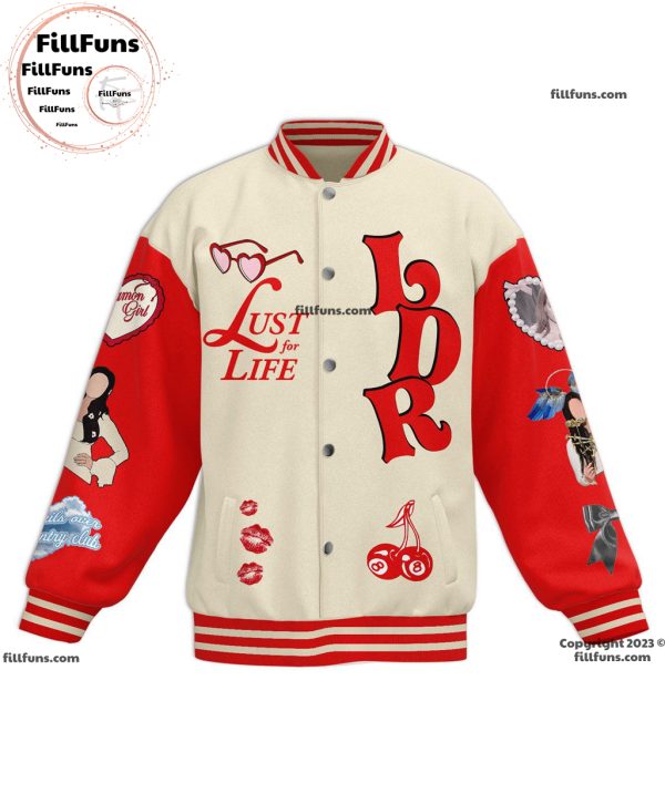 Lust For Life Lana Del Rey Smoking Kills But We Were Born To Die Either Way Baseball Jacket