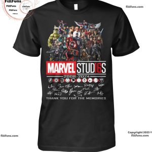 Marvel Studio 16 Years 2008 – 2024 Thank You For The Memories Unisex T-Shirt