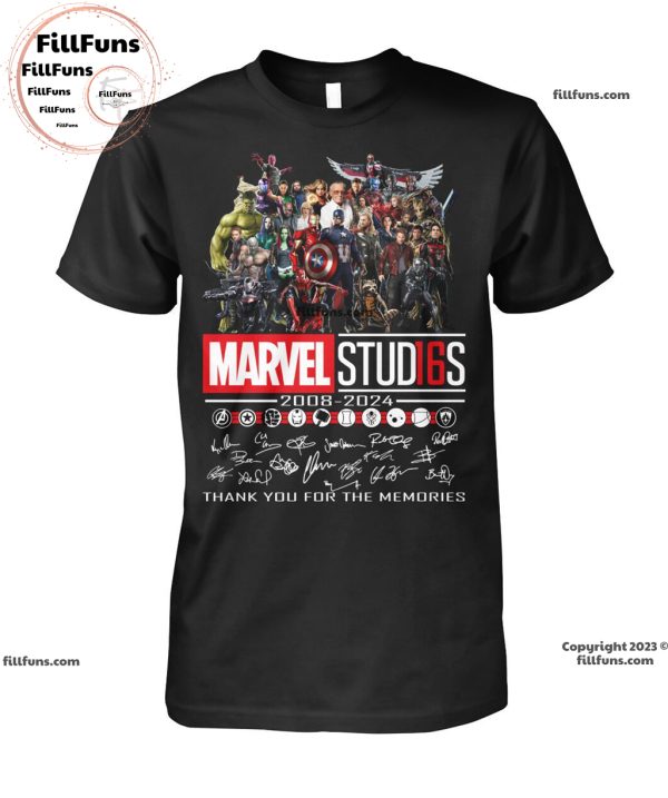 Marvel Studio 16 Years 2008 – 2024 Thank You For The Memories Unisex T-Shirt