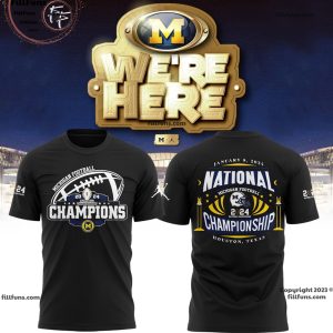 Michigan Football National Champions 2024 January 8, 2024 Houston, Texas Tshirt