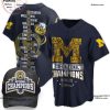 Michigan Wolverines 2024 National Champions Go Blue Baseball Jersey – White