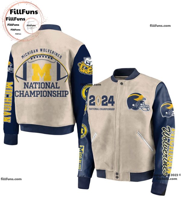 Michigan Wolverines 2024 National Championship Baseball Jacket