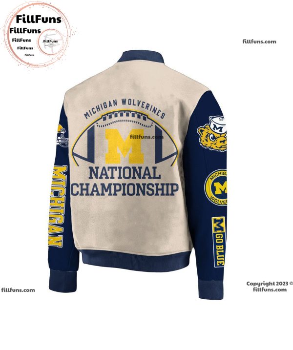 Michigan Wolverines 2024 National Championship Baseball Jacket