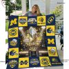 Michigan Wolverines 2023 Champions Fleece Blanket