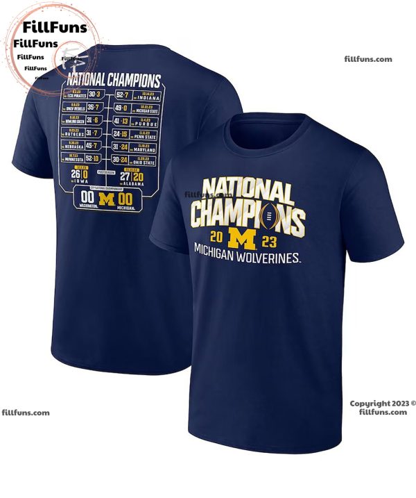 National Champions 2023 Michigan Wolverines Shirt