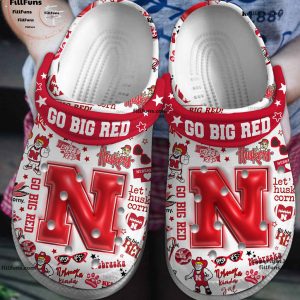 Nebraska Cornhuskers football Go Big Red Crocs