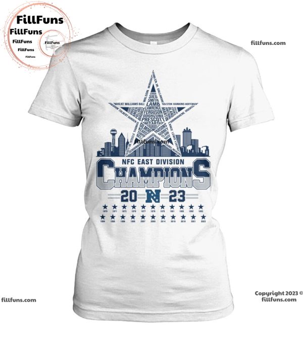 NFC East Division Champions 2023 Dallas Cowboys Unisex T-Shirt