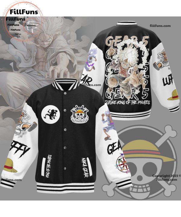 One Piece Luffy Gear 5 Future King Of The Pirates Baseball Jacket