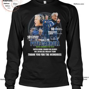 Pete Carroll Seattle Seahawks 2010 – 2024 Super Bowl Champions XLVIII NFL 2010sT-Shirt
