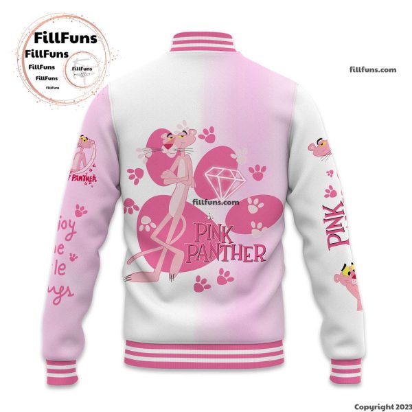 Pink Panther Custom Name Baseball Jacket