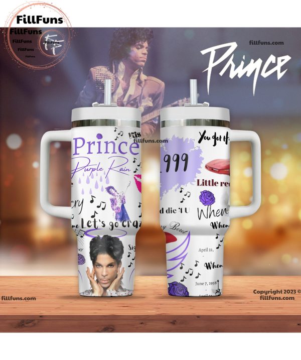 Prince Purple Rain 999 Stanley Tumbler 40Oz