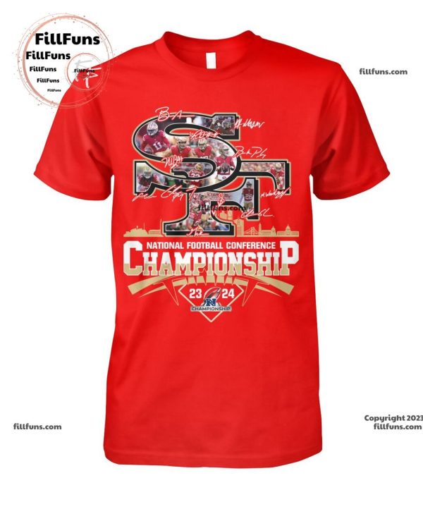 San Francisco 49ers American Football Conference Championship 2023 – 2024 Unisex T-Shirt