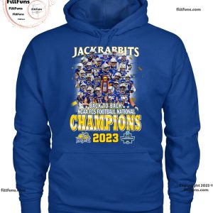 South Dakota State Jackrabbits Back To Back NCAA FCS Football National Champions 2023 Unisex T-Shirt