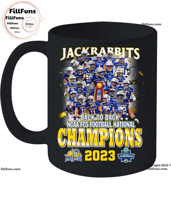 South Dakota State Jackrabbits Back To Back NCAA FCS Football National Champions 2023 Unisex T-Shirt