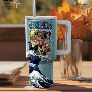 Straw Hat Crew One Piece 40oz Tumbler with Handle and Straw