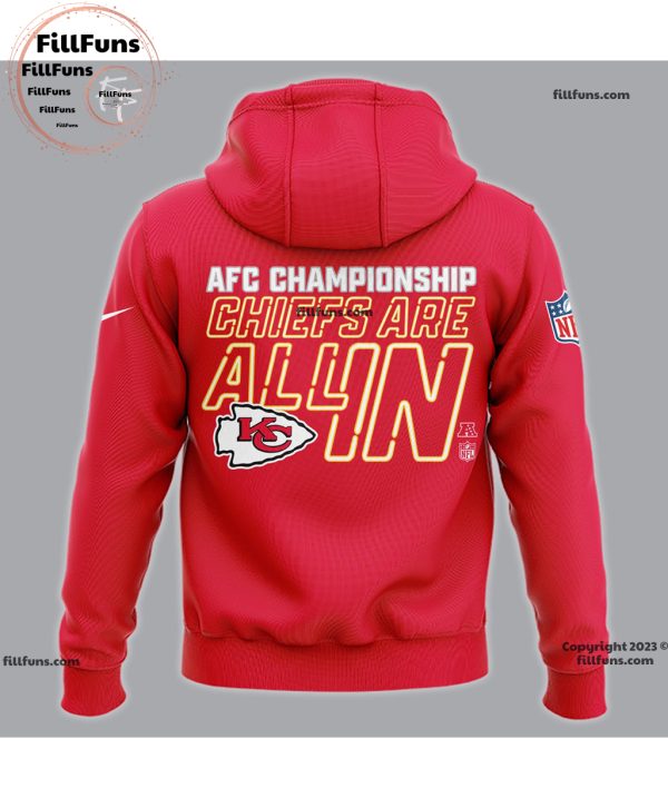 Super Bowl LVIII Big Yeti AFC Championship Chiefs Are All In Hoodie, Jogger, Cap