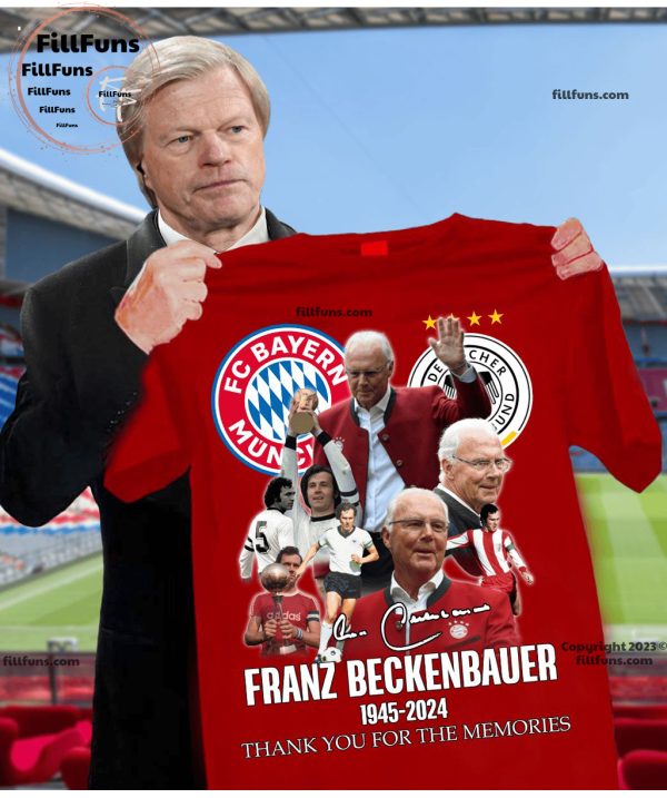 Thank You For The Memories Franz Beckenbauerb Limited Edition T-Shirt