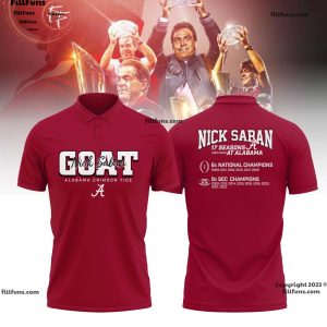 Thank You Nick Saban Coach Polo Shirt