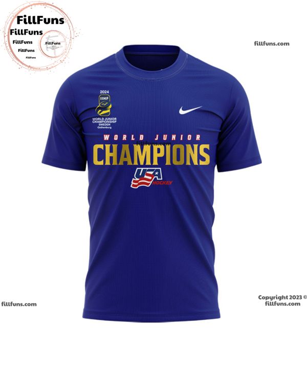 USA Hockey World Junior Ice Hockey Champions 2024 Tshirt