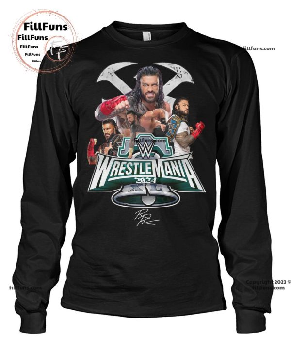 WrestleMania 2024 XL Roman Reigns Unisex T-Shirt