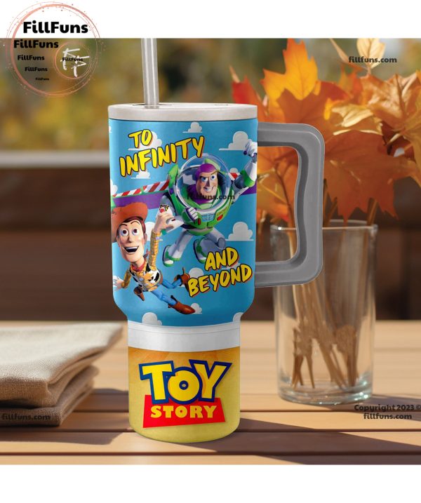 You’ve Got A Friend In Me To Infinity And Beyond Toy Story 40oz Tumbler with Handle and Straw