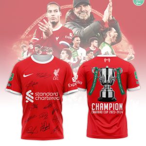 Liverpool Champion Carabao Cup 2024 T-Shirt